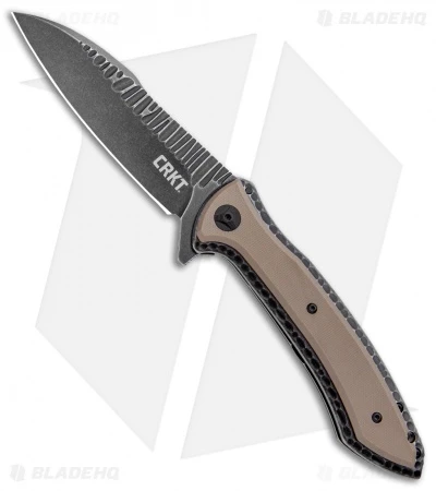 CRKT Apoc Frame Lock Knife Green G-10 (4" Black) 5380 3 CRKT Apoc Frame Lock Knife Green G-10 (4" Black) 5380