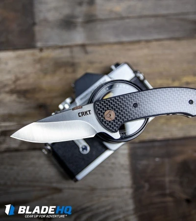 CRKT Avant Flipper Knife Carbon Fiber (3.17" Satin) 4620 6 CRKT Avant Flipper Knife Carbon Fiber (3.17" Satin) 4620 - Image 4