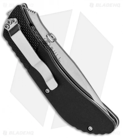 CRKT B.U.L.L. Front Flipper Liner Lock Knife Black Zytel (3" Satin) 6562 5 CRKT B.U.L.L. Front Flipper Liner Lock Knife Black Zytel (3" Satin) 6562 - Image 3