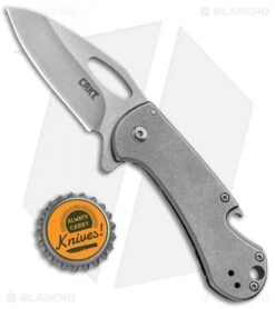 CRKT Bev-Edge Flipper Knife W/ Bottle Opener (2.5" Stonewash) 4630 9 CRKT Bev-Edge Flipper Knife W/ Bottle Opener (2.5" Stonewash) 4630 -Crkt CRKT Bev Edge Flipper Bottle Opener SW 4630 BHQ 92271 jr bottlecap