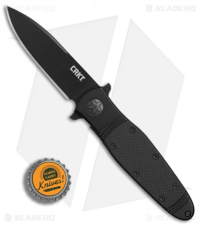 CRKT Bombastic Frame Lock Knife Black GFN (3.3" Black) K345KKSP 6 CRKT Bombastic Frame Lock Knife Black GFN (3.3" Black) K345KKSP - Image 4