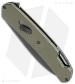 CRKT Onion Bona Fide Field Strip Knife OD Green (3.18" Black) K540GKP -Crkt CRKT Bona Fide LL OD Green Aluminum Black K542GKP BHQ 119386 jr spine