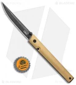 CRKT CEO Liner Lock Blade HQ Exclusive Knife Brass (3.11" Black Stonewash D2) 9 CRKT CEO Liner Lock Blade HQ Exclusive Knife Brass (3.11" Black Stonewash D2) -Crkt CRKT Brass CEO LL Black SW BHQ 113987 jr bottlecap