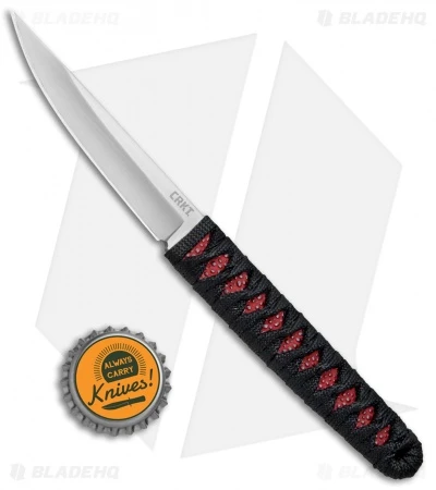 CRKT Burnley Obake Fixed Blade Knife Red (3.64" Satin) 2367RS 6 CRKT Burnley Obake Fixed Blade Knife Red (3.64" Satin) 2367RS - Image 4