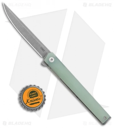 CRKT CEO Exclusive Flipper Liner Lock Knife Natural G-10 (3.25" Stonewash) 6 CRKT CEO Exclusive Flipper Liner Lock Knife Natural G-10 (3.25" Stonewash) - Image 4