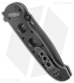 CRKT Carson M16-04DB Tanto Dead Bolt Lock Flipper Knife (3.89" Black SW) 8 CRKT Carson M16-04DB Tanto Dead Bolt Lock Flipper Knife (3.89" Black SW) -Crkt CRKT Carson M16 04DB Tanto Dead Lock Black Flipper Black SW BHQ 138943 jr side
