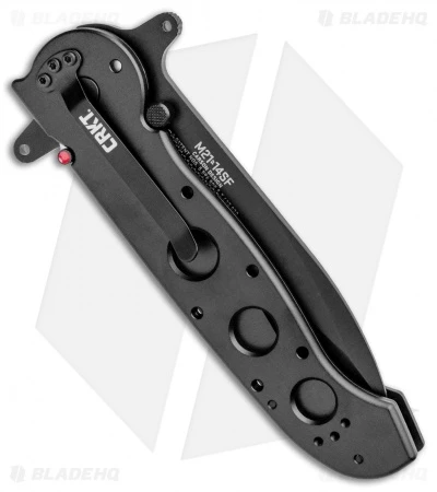 CRKT Carson M21-14SF Special Forces Flipper Knife Aluminum (3.875" Black Serr) 5 CRKT Carson M21-14SF Special Forces Flipper Knife Aluminum (3.875" Black Serr) - Image 3