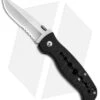 CRKT Crawford Falcon Liner Lock Knife Black Zytel (3" Satin Serr) 6242 2 CRKT Crawford Falcon Liner Lock Knife Black Zytel (3" Satin Serr) 6242 -Crkt CRKT Crawford Falcon LL Black Zytel Satin Serr 6242 BHQ 87729 jr