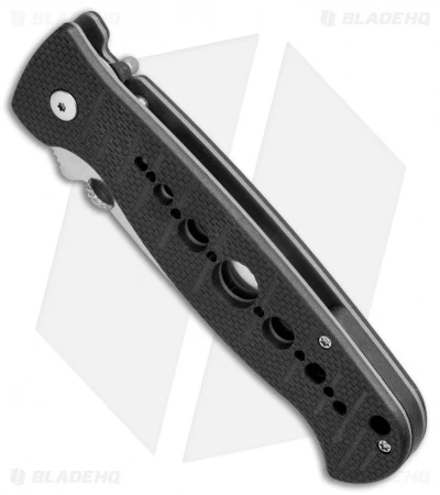 CRKT Crawford Falcon Liner Lock Knife Black Zytel (3.875" Satin Serr) 6243 4 CRKT Crawford Falcon Liner Lock Knife Black Zytel (3.875" Satin Serr) 6243 - Image 2