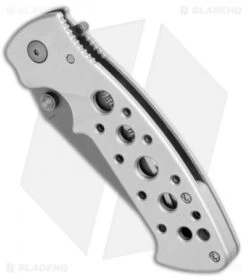 CRKT Crawford Kasper Professional Liner Lock Knife Silver (3.75" Gray Serr) 7728 7 CRKT Crawford Kasper Professional Liner Lock Knife Silver (3.75" Gray Serr) 7728 -Crkt CRKT Crawford Kasper Professional LL Silver Gray Serr 7728 BHQ 75702 jr spine