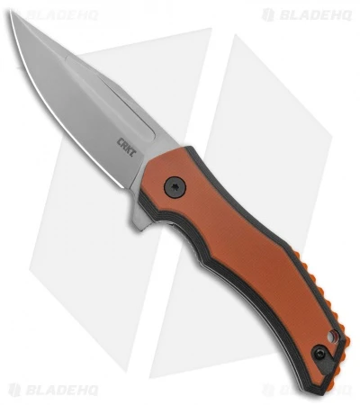 CRKT Fawkes Spring Assisted Knife Brown/Orange G-10 (2.75" Bead Blast) 3 CRKT Fawkes Spring Assisted Knife Brown/Orange G-10 (2.75" Bead Blast)