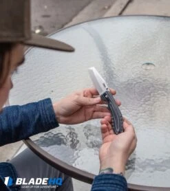 CRKT Folding Razel Folder Liner Lock Knife Micarta (3.13" Satin) 4030 -Crkt CRKT Folding Razel Folder Liner Lock Knife Micarta Satin 4030 BHQ 4133 kp lifestyle web