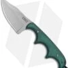 CRKT Folts Minimalist Bowie Fixed Blade Knife (2.15" Bead Blast) -Crkt CRKT Folts Minimalist Bowie Neck Knife Black Green Micarta BB 2387 BHQ 7033 jr