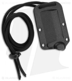 CRKT Folts Minimalist Cleaver Neck Knife Blackout (2.1" Black) 2383K -Crkt CRKT Folts Minimalist Cleaver Neck Blackout Black 2383K BHQ 119324 jr sheath