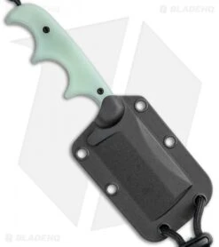 CRKT Folts Minimalist Cleaver Neck Knife Natural G-10 (2.1" Black Smokewash D2) -Crkt CRKT Folts Minimalist Cleaver Neck Knife Natural G 10 Black SW BHQ 119272 jr sheath