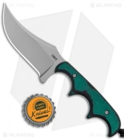 CRKT Folts Minimalist Persian Neck Knife Green G-10 (2.1" Bead Blast) 2379 -Crkt CRKT Folts Minimalist Persian Neck Green G 10 BB 2379 BHQ 126213 jr bottlecap