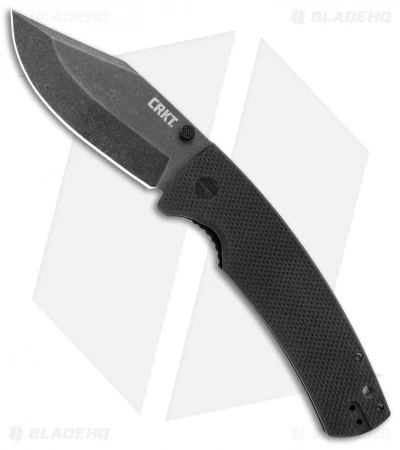 CRKT Ryan Johnson The Gulf Lock Knife Black G10 (4" Black Stonewash) 3 CRKT Ryan Johnson The Gulf Lock Knife Black G10 (4" Black Stonewash)