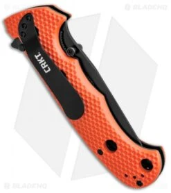 CRKT Hammond Cruiser LAWKS Liner Lock Knife Orange (3.75" Black) 7904ORB 8 CRKT Hammond Cruiser LAWKS Liner Lock Knife Orange (3.75" Black) 7904ORB -Crkt CRKT Hammond Cruiser Orange Black CR7904ORB BHQ 87148 jr side 2