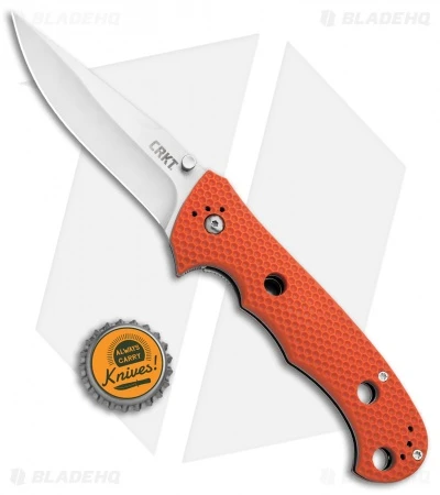 CRKT Hammond Cruiser LAWKS Liner Lock Knife Orange (3.75" Satin) 7904OR 6 CRKT Hammond Cruiser LAWKS Liner Lock Knife Orange (3.75" Satin) 7904OR - Image 4