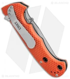 CRKT Hammond Cruiser LAWKS Liner Lock Knife Orange (3.75" Satin) 7904OR 8 CRKT Hammond Cruiser LAWKS Liner Lock Knife Orange (3.75" Satin) 7904OR -Crkt CRKT Hammond Cruiser Orange CR7904OR BHQ 87147 jr side 2