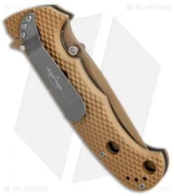 CRKT Hammond Iraqi Freedom Desert Cruiser Knife Tan (3.75" Tan Serr) 7914DI 8 CRKT Hammond Iraqi Freedom Desert Cruiser Knife Tan (3.75" Tan Serr) 7914DI -Crkt CRKT Hammond Iraqi Freedom Desert Cruiser Tan Tan Serr 7914DI BHQ 87014 jr side