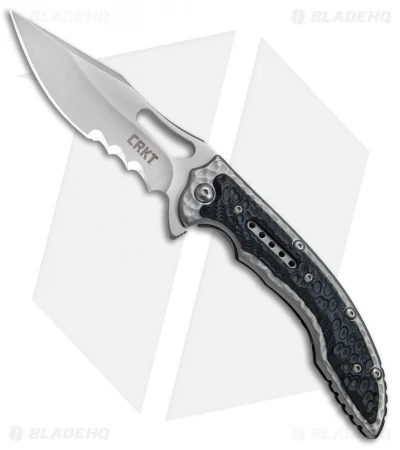 CRKT Ikoma Fossil Frame Lock Knife Black G-10 (3.96" Satin) 5473 3 CRKT Ikoma Fossil Frame Lock Knife Black G-10 (3.96" Satin) 5473