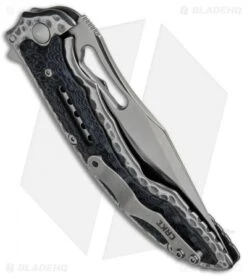 CRKT Ikoma Fossil Frame Lock Knife Black G-10 (3.96" Satin) 5473 8 CRKT Ikoma Fossil Frame Lock Knife Black G-10 (3.96" Satin) 5473 -Crkt CRKT Ikoma Fossil Black G 10 Serr 5473 BHQ 51855 jr side