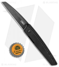 CRKT Inara Frame Lock Knife Black G-10 (2.75" Satin) 7140 -Crkt CRKT Inara FL Black G 10 Satin 7140 BHQ 103944 jr bottlecap