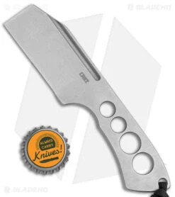 CRKT Jon Graham Razel Chisel Fixed Blade Knife Gray Stainless Steel (2" Steel) -Crkt CRKT Jon Graham Razel Chisel Fixed Blade SW BHQ 178660 jr bottlecap