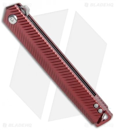 CRKT Ken Onion Stylus Spring Assisted Flipper Knife Maroon (3.1" Satin) K820BXP 4 CRKT Ken Onion Stylus Spring Assisted Flipper Knife Maroon (3.1" Satin) K820BXP - Image 2