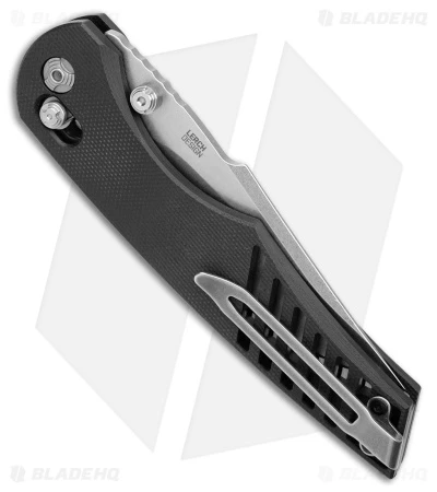 CRKT Lerch Definitive Crossbar Knife G-10 Black (3.7" Stonewash) 3820 5 CRKT Lerch Definitive Crossbar Knife G-10 Black (3.7" Stonewash) 3820 - Image 3