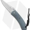 CRKT Lightfoot Urban Shark Liner Lock Knife Gray (2.5" Satin Serr) 2 CRKT Lightfoot Urban Shark Liner Lock Knife Gray (2.5" Satin Serr) -Crkt CRKT Lightfoot Urban Shark LL Gray Satin Serr LUS 11 BHQ 75703 jr