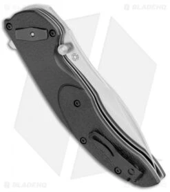 CRKT Linchpin Deadbolt Lock Knife Black G-10 (3.9" Satin) 5405 -Crkt CRKT Linchpin Deadbolt Black G 10 Satin 5405 BHQ 103622 jr side 2
