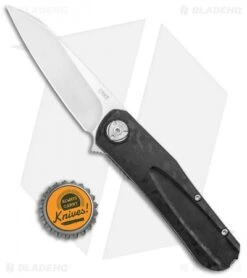 CRKT Mah-Hawk Spring Assisted Knife Black GRN (3.12" Satin) -Crkt CRKT Lion Mah LL Mah Hawk DP Flipper Satin BHQ 138950 jr bottlecap
