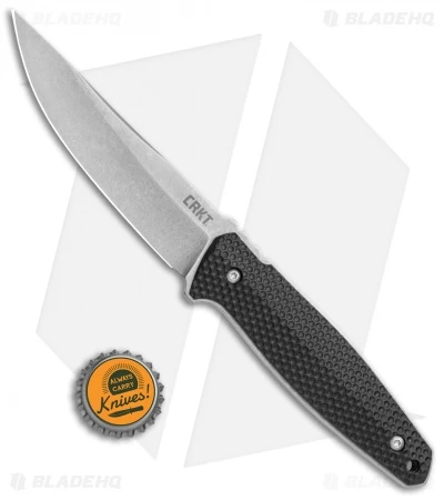 CRKT Lucas Burnley Strafe Fixed Blade Knife Black GFN (4.6" Satin)1210 6 CRKT Lucas Burnley Strafe Fixed Blade Knife Black GFN (4.6" Satin)1210 - Image 4