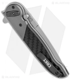 CRKT M40-03 Deadbolt Lock Knife Aluminum/GFN (3" Bead Blast) -Crkt CRKT M40 03 Deadbolt Lock Aluminum GFN BB M40 03 BHQ 103618 jr side