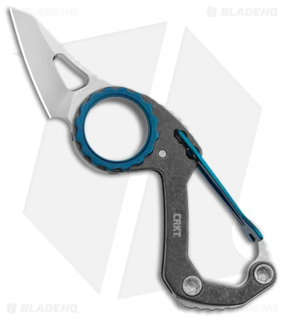 CRKT Mike Bond Compano Sheepsfoot Slip Joint Knife Carabiner (1.44" Satin) 3 CRKT Mike Bond Compano Sheepsfoot Slip Joint Knife Carabiner (1.44" Satin)