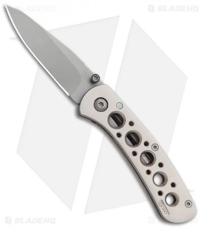 CRKT Pike's Peak Liner Lock Knife Alloy (2.3" Bead Blast) 6601N 3 CRKT Pike's Peak Liner Lock Knife Alloy (2.3" Bead Blast) 6601N