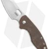 CRKT Pilar Frame Lock Knife Brown Linen Micarta BHQ Exclusive (2.4" Stonewash) 2 CRKT Pilar Frame Lock Knife Brown Linen Micarta BHQ Exclusive (2.4" Stonewash) -Crkt CRKT Pilar FL Linen Micarta SW BHQ 113630 jr