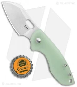 CRKT Pilar Frame Lock Knife Natural G-10 BHQ Exclusive (2.4" Stonewash D2) -Crkt CRKT Pilar FL Natural G 10 SW BHQ 113632 jr bottlecap