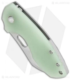 CRKT Pilar Frame Lock Knife Natural G-10 BHQ Exclusive (2.4" Stonewash D2) -Crkt CRKT Pilar FL Natural G 10 SW BHQ 113632 jr spine