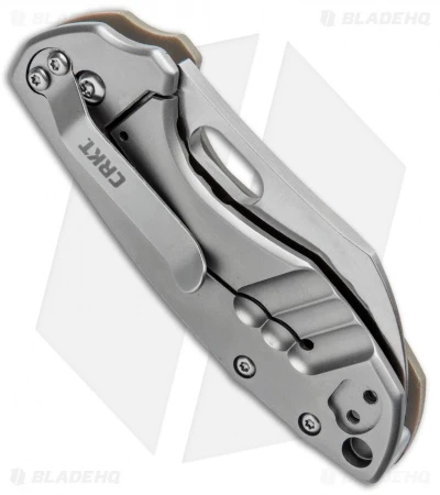 CRKT Pilar Frame Lock Knife Tan G-10 (2.4" Satin D2) 5 CRKT Pilar Frame Lock Knife Tan G-10 (2.4" Satin D2) - Image 3