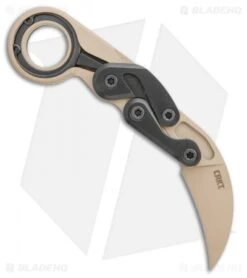 CRKT Provoke Kinematic Morphing Karambit Folding Knife (2.4" Desert Sand) 8 CRKT Provoke Kinematic Morphing Karambit Folding Knife (2.4" Desert Sand) -Crkt CRKT Provoke Kinematic Morphing Karambit Folding Knife 2.4in Desert Sand 4040DS BHQ 113912 LS Spine