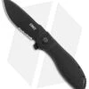 CRKT Prowess Drop Point Liner Lock Flipper Knife (3.36" Black Serr) K290KKS 1 CRKT Prowess Drop Point Liner Lock Flipper Knife (3.36" Black Serr) K290KKS -Crkt CRKT Prowess DP black serr K290KXP BHQ 71239 er