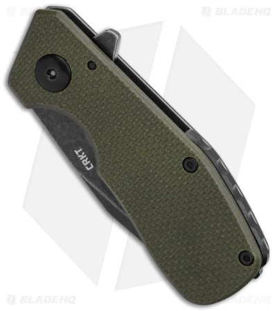 CRKT Graham Razelcliffe Frame Lock Knife OD Green G-10 (2.4" Black Stonewash) 4 CRKT Graham Razelcliffe Frame Lock Knife OD Green G-10 (2.4" Black Stonewash) - Image 2