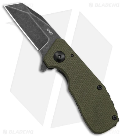 CRKT Graham Razelcliffe Frame Lock Knife OD Green G-10 (2.4" Black Stonewash) 3 CRKT Graham Razelcliffe Frame Lock Knife OD Green G-10 (2.4" Black Stonewash)