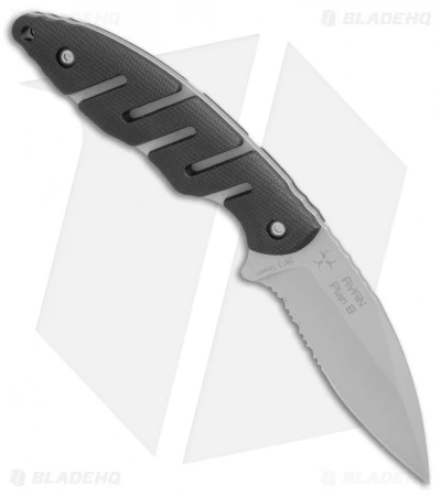 CRKT Ryan Plan B Fixed Blade Knife Zytel (2.8" Bead Blast Serr) 2813 5 CRKT Ryan Plan B Fixed Blade Knife Zytel (2.8" Bead Blast Serr) 2813 - Image 3