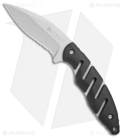 CRKT Ryan Plan B Fixed Blade Knife Zytel (2.8" Bead Blast Serr) 2813 3 CRKT Ryan Plan B Fixed Blade Knife Zytel (2.8" Bead Blast Serr) 2813
