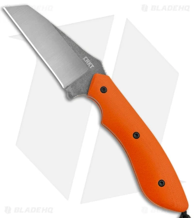 CRKT S.P.I.T. Knife Small Pocket Inverted Tanto Orange G-10 (2.15" Stonewash) 3 CRKT S.P.I.T. Knife Small Pocket Inverted Tanto Orange G-10 (2.15" Stonewash)