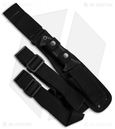 CRKT M60-14NK SOTFB Fixed Blade Knife Tanto (4.38" Black Serr) 5 CRKT M60-14NK SOTFB Fixed Blade Knife Tanto (4.38" Black Serr) - Image 3